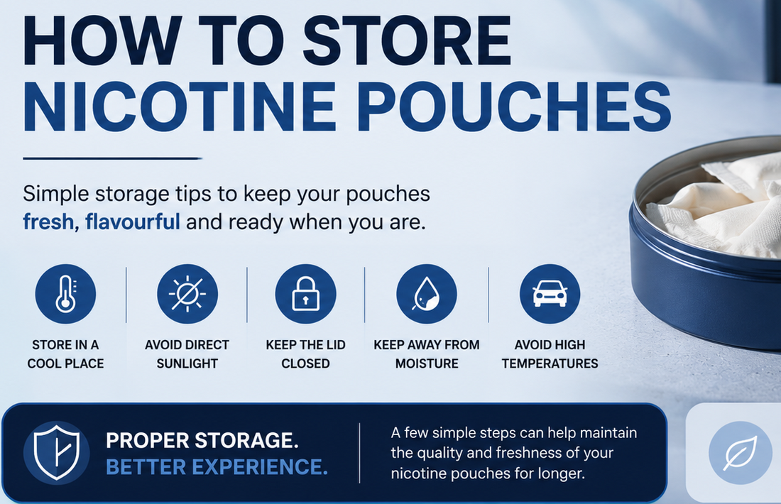 How to Store Nicotine Pouches to Keep Them Fresh Longer
