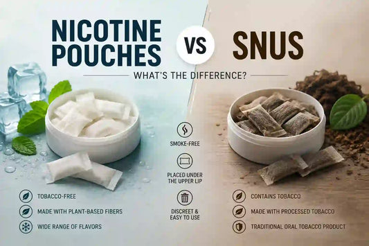 Nicotine Pouches vs Snus: What's the Difference?