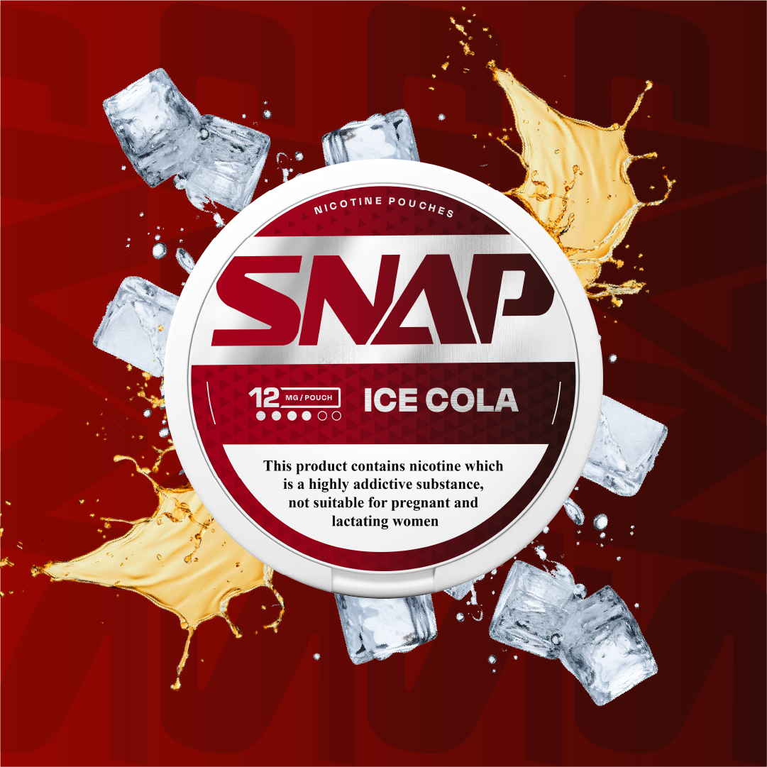 Snap Ice Cola nicotine pouches 12mg