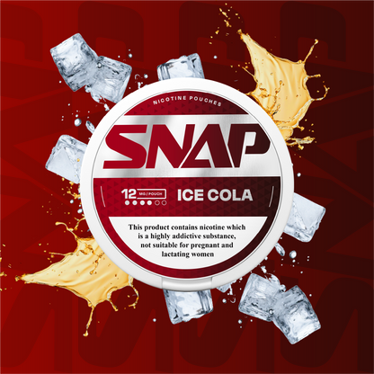 Snap Ice Cola nicotine pouches 12mg