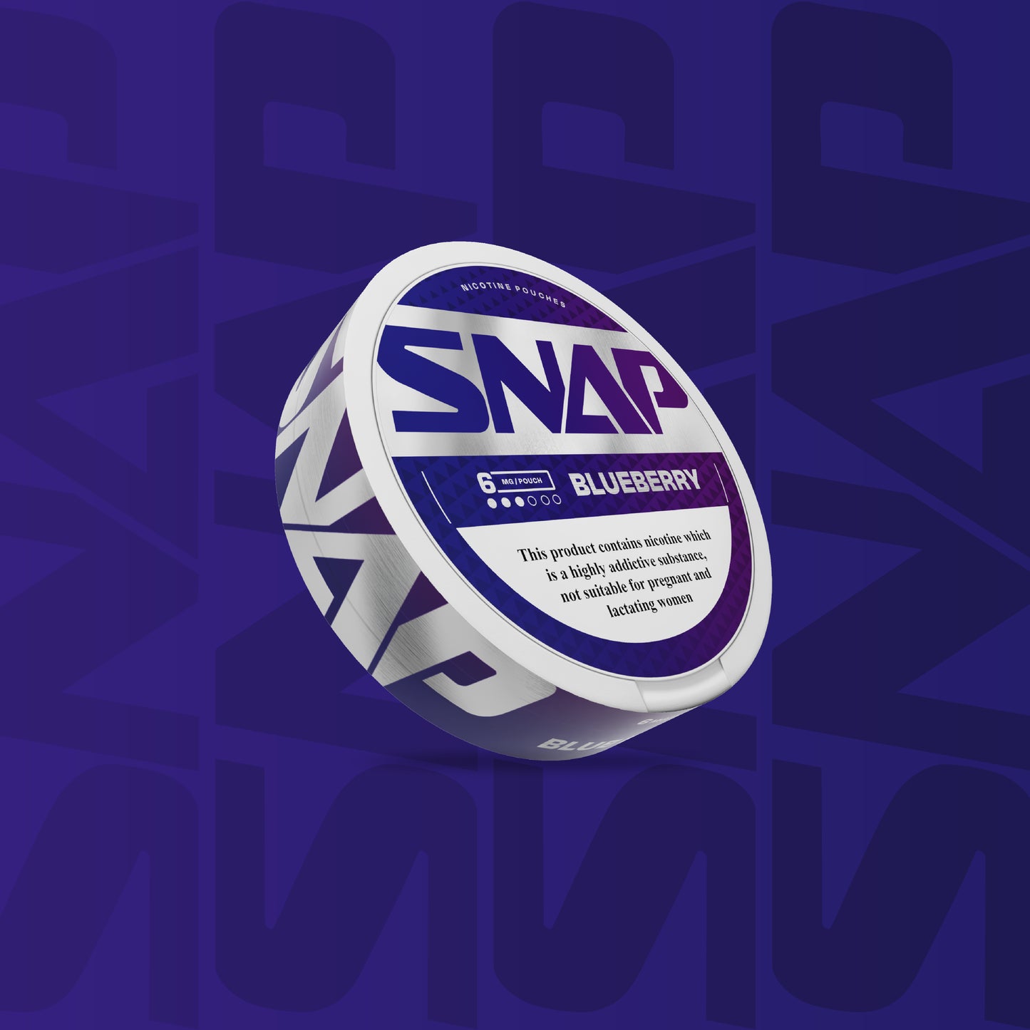 Snap Blueberry Nicotine Pouches 6mg